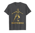 King Midfield Soccer T-Shirt - Minimalist Print for Adults