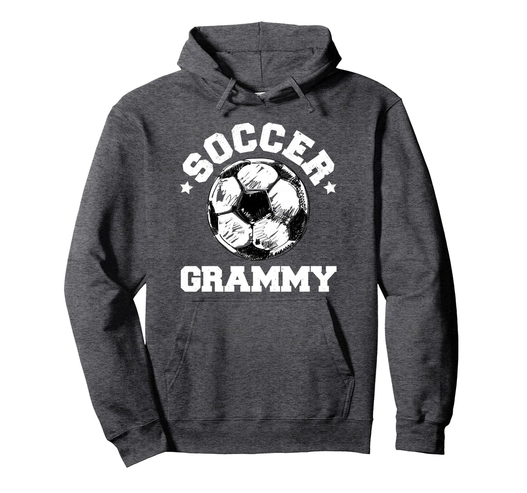 Soccer Grammy Soccer Ball Distressed Hoodie - Streetwear Style Men Women