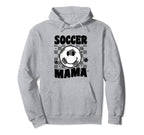 Soccer Mama Checkered Groovy Soccer Mom Hoodie - Graphic Print Men Women