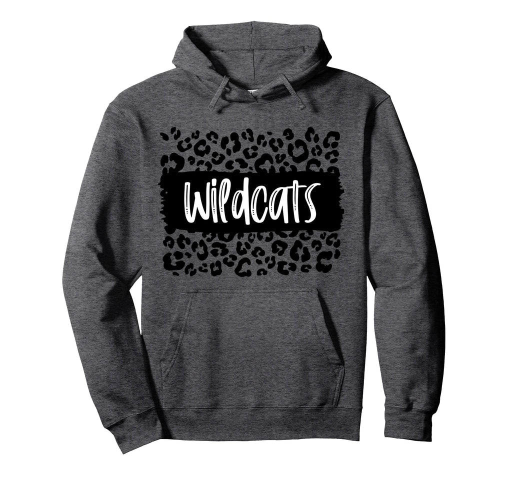 Wildcats Team Mascot School Spirit Game Hoodie - Aesthetic Graphic Unisex