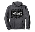 Wildcats Team Mascot School Spirit Game Hoodie - Aesthetic Graphic Unisex