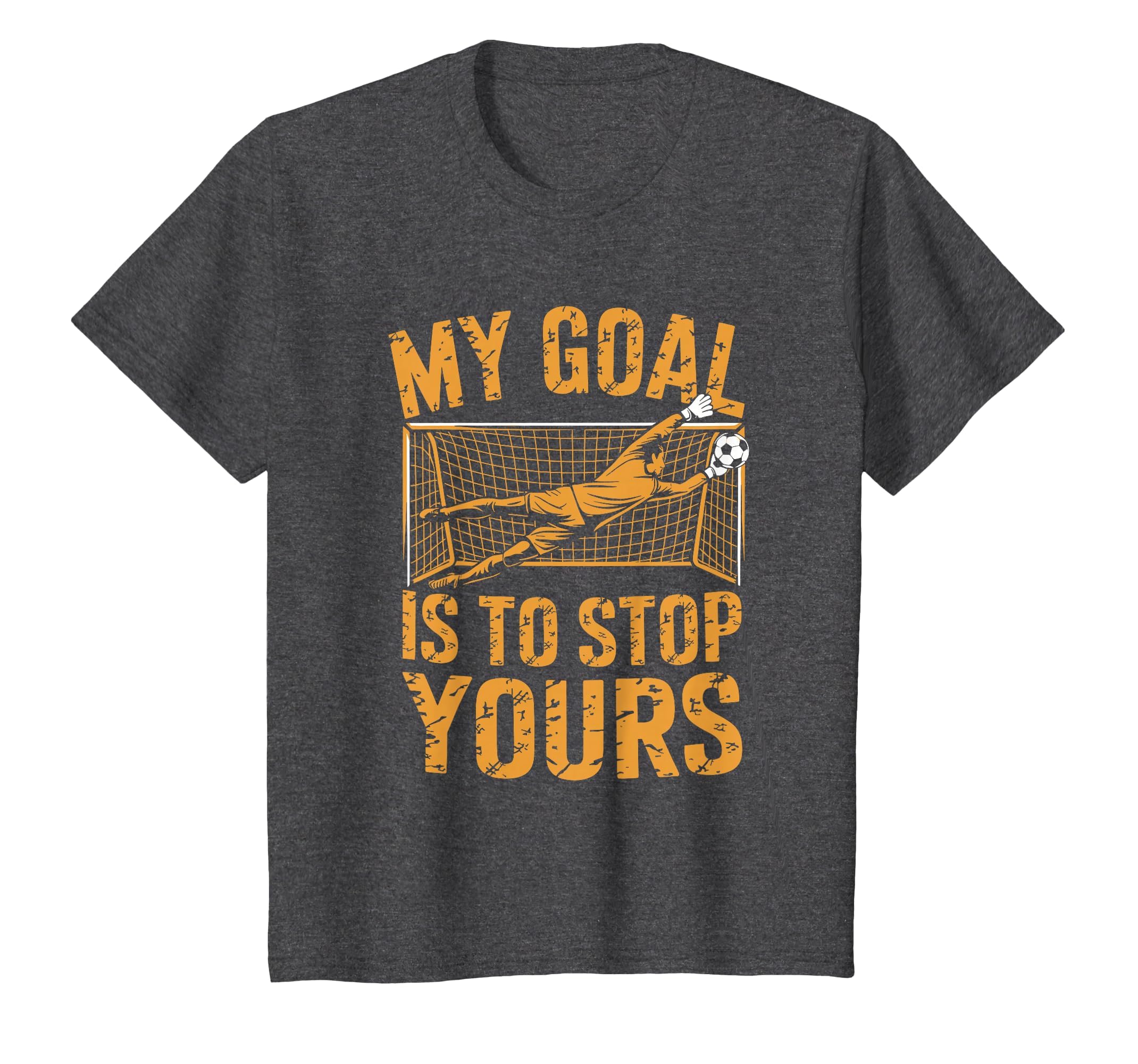 Goal Keeper And Soccer Player My T-Shirt - Custom Art Print for Adults