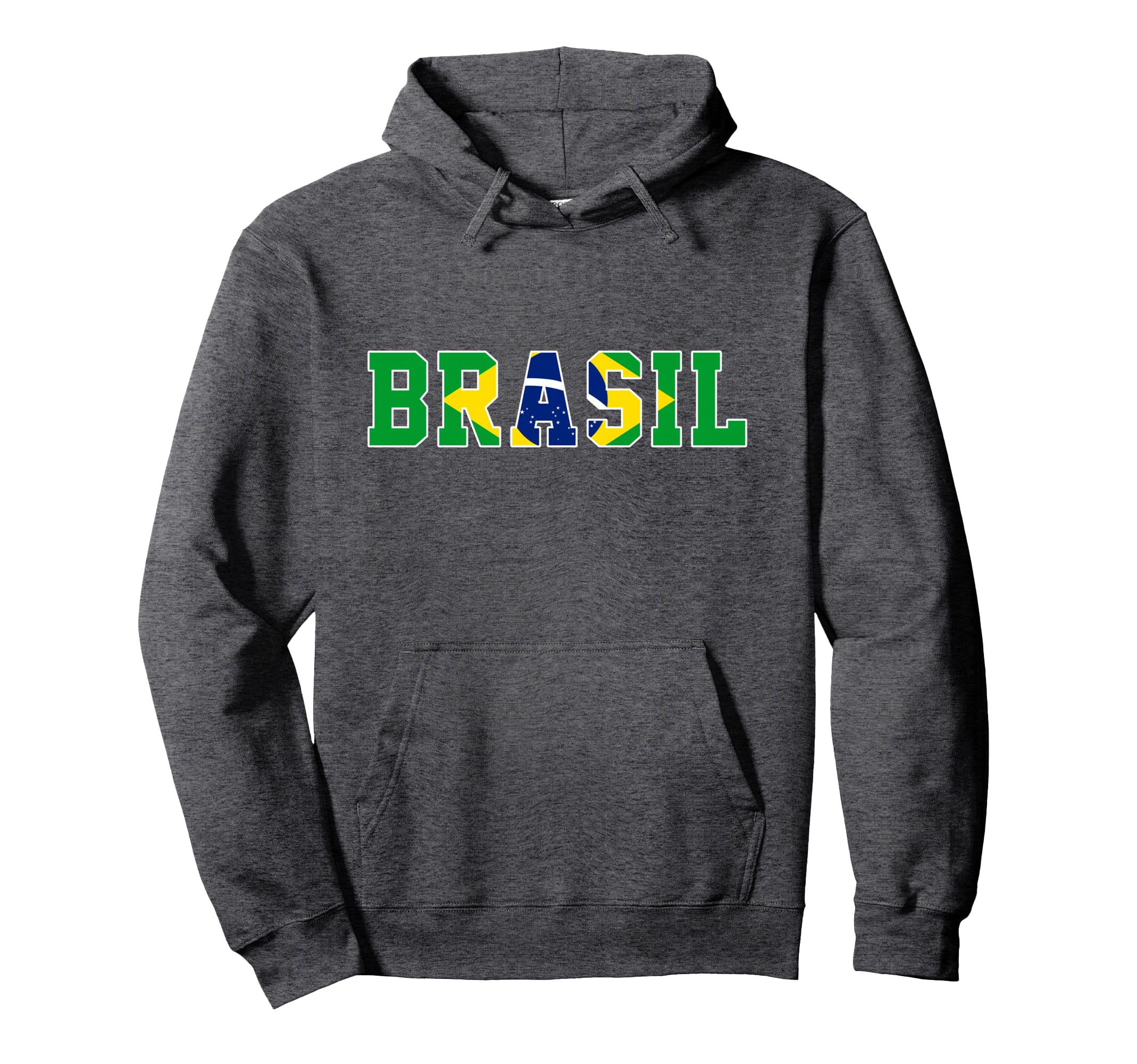 Brasil Costume Brazilian Flag Funny Hoodie - Streetwear Style Men Women