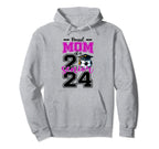 Proud Mom 2024 Soccer Senior Hoodie - Streetwear Style for Adults