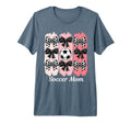 Soccer Mom Coquette Bow Soccer Mom T-Shirt - Graphic Print Men Women