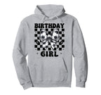 Birthday Soccer Coquette Bow Hoodie - Fun Novelty Design for Adults