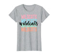 Wildcats Team Mascot School Spirit T-Shirt - Unique Graphic for Adults