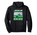 Funny Christian Soccer Jesus Saves Hoodie - Trendy Graphic for Adults