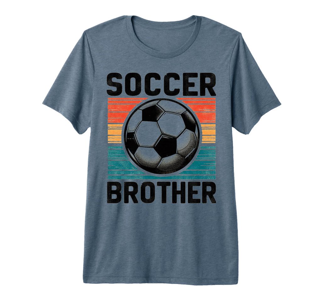 Soccer Brother Family Matching Team T-Shirt - Custom Art Print Men Women