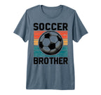 Soccer Brother Family Matching Team T-Shirt - Custom Art Print Men Women