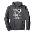 Soccer Teens My Heart Is That Field Hoodie - Novelty Apparel for Adults