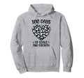 100 Days School Soccer Heart Love Hoodie - Streetwear Style for Adults