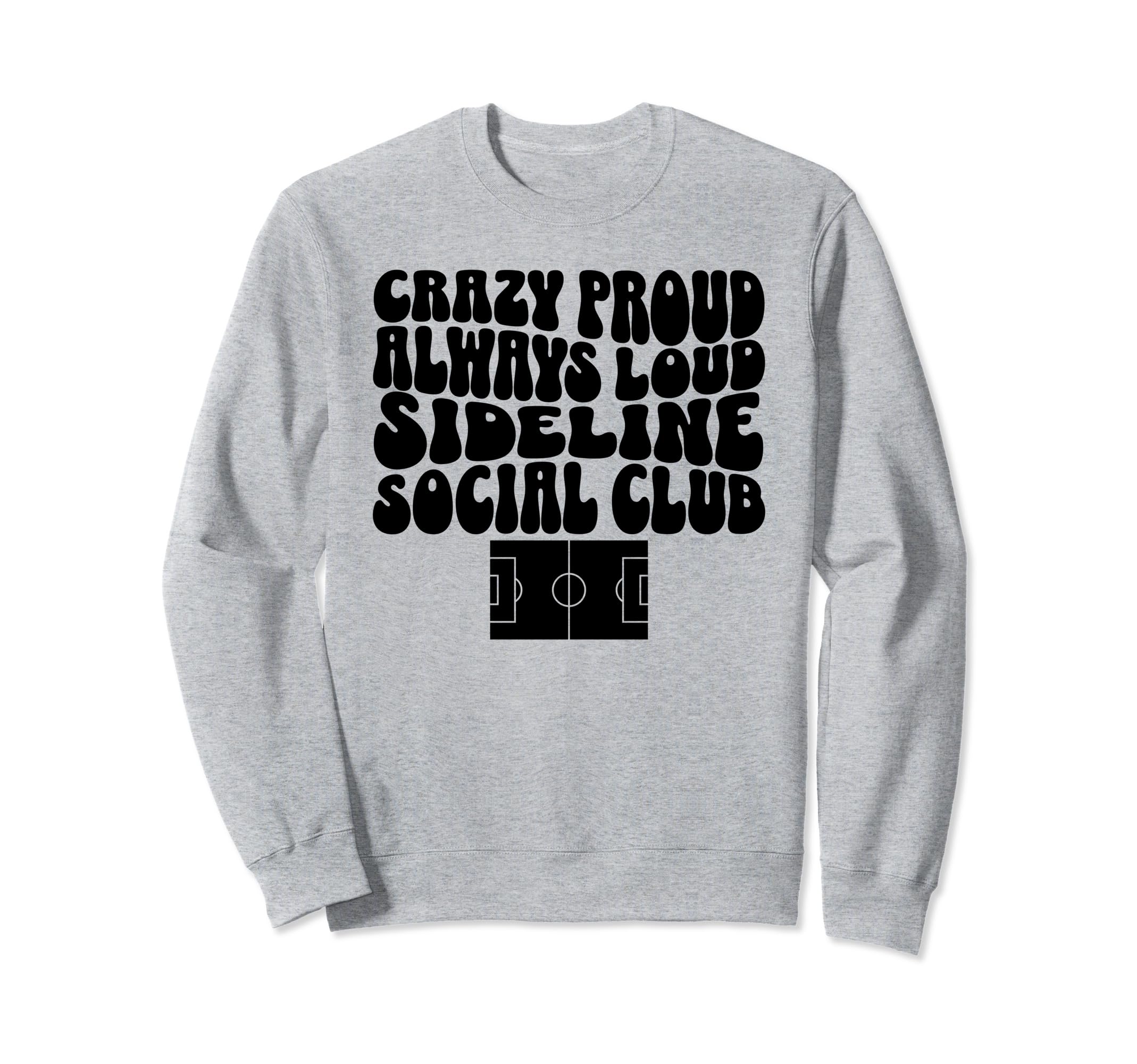 Sideline Social Club Soccer Mom Sweatshirt - Custom Art Print Unisex