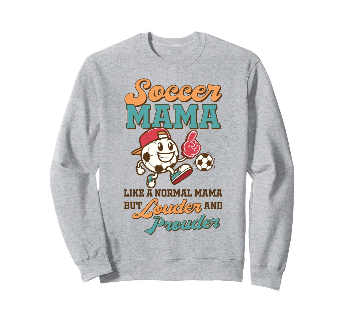 Soccer Mom Game Day Vibes Soccer Sweatshirt - Novelty Apparel Men Women