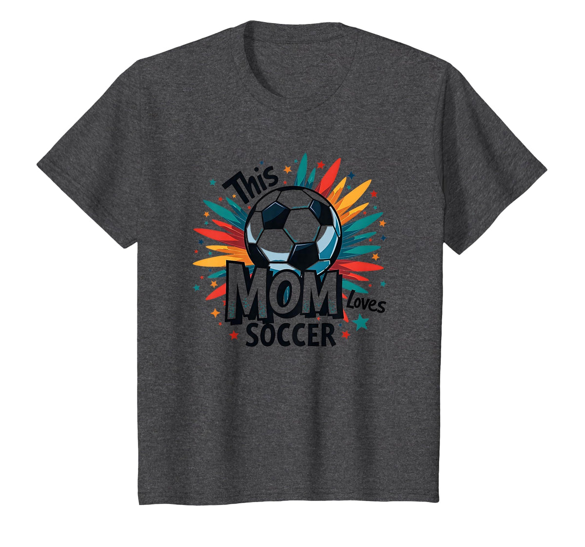 Football Shirts Mom Soccer Moms Love T-Shirt - Minimalist Print Men Women