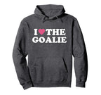 I Love Goalie Soccer Goalie Family Grandma Hoodie - Graphic Print Unisex