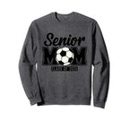 Soccer Senior Mom Class 2025 Sweatshirt - Minimalist Print for Adults