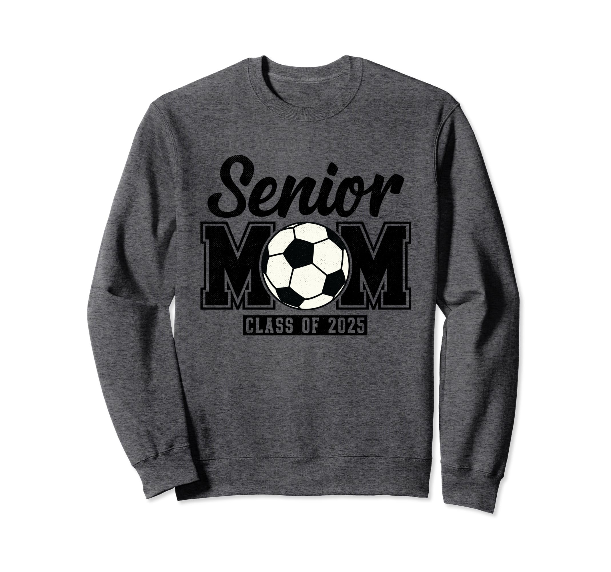 Soccer Senior Mom Class 2025 Sweatshirt - Minimalist Print for Adults