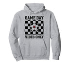 Groovy Soccer Soccer Game Day Vibes Only Hoodie - Unique Graphic Unisex