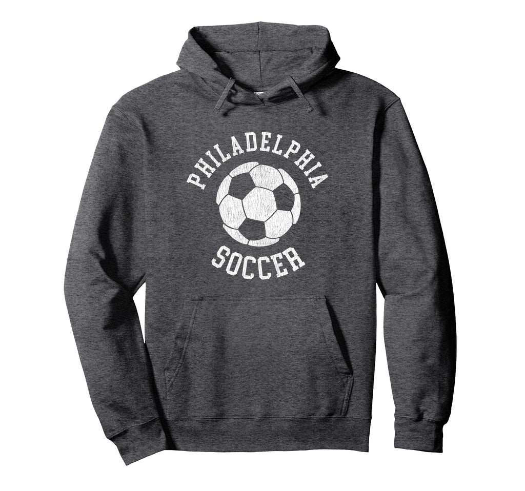 Philadelphia Soccer Distressed 90S Hoodie - Trendy Graphic Unisex
