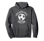 Philadelphia Soccer Distressed 90S Hoodie - Trendy Graphic Unisex