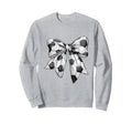 Coquette Bow Soccer Ball Mom Life Sweatshirt - Unique Graphic for Adults