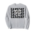 Game Day Soccer Lover Trendy Coquette Sweatshirt - Graphic Print Unisex