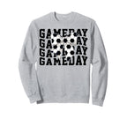 Game Day Soccer Lover Trendy Coquette Sweatshirt - Graphic Print Unisex