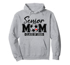 Senior Mom Class 2026 Soccer Mom Hoodie - Graphic Print for Adults
