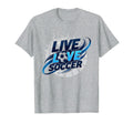 Soccer Mom Live Love Soccer Passion Sweatshirt - Aesthetic Graphic Unisex