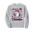 Soccer Is My Valentine Sports Sweatshirt - Novelty Apparel Men Women