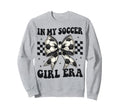 My Soccer Era Coquette Bow Soccer Sweatshirt - Novelty Apparel for Adults