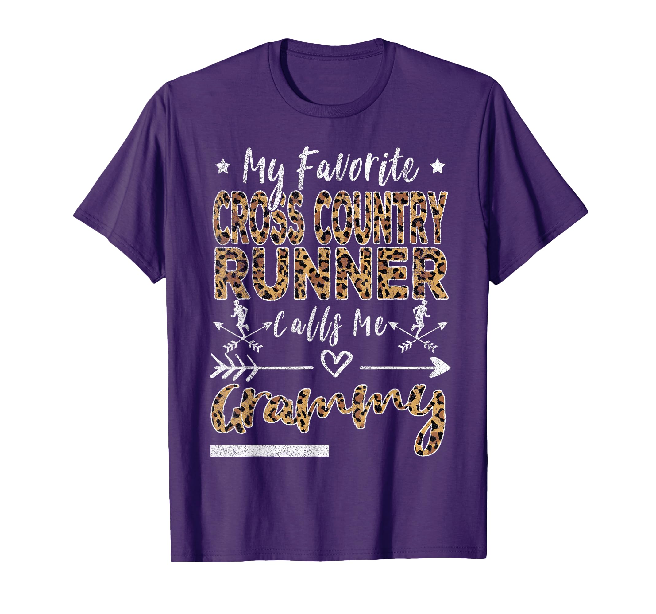 My Favorite Cross Country Runner Calls Me T-Shirt - Graphic Print Unisex