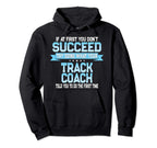Fun Track And Field Coach Gift Funny Hoodie - Novelty Apparel Men Women