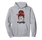 Mom Life Messy Bun Volleyball Soccer Hoodie - Aesthetic Graphic for Adults