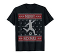 Soccer Merry Kickmas Ball Sport Player T-Shirt - Trendy Graphic Unisex