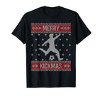 Soccer Merry Kickmas Ball Sport Player T-Shirt - Trendy Graphic Unisex
