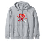 Heart Soccer Cartoon Gift T-Shirt - Streetwear Style Unisex