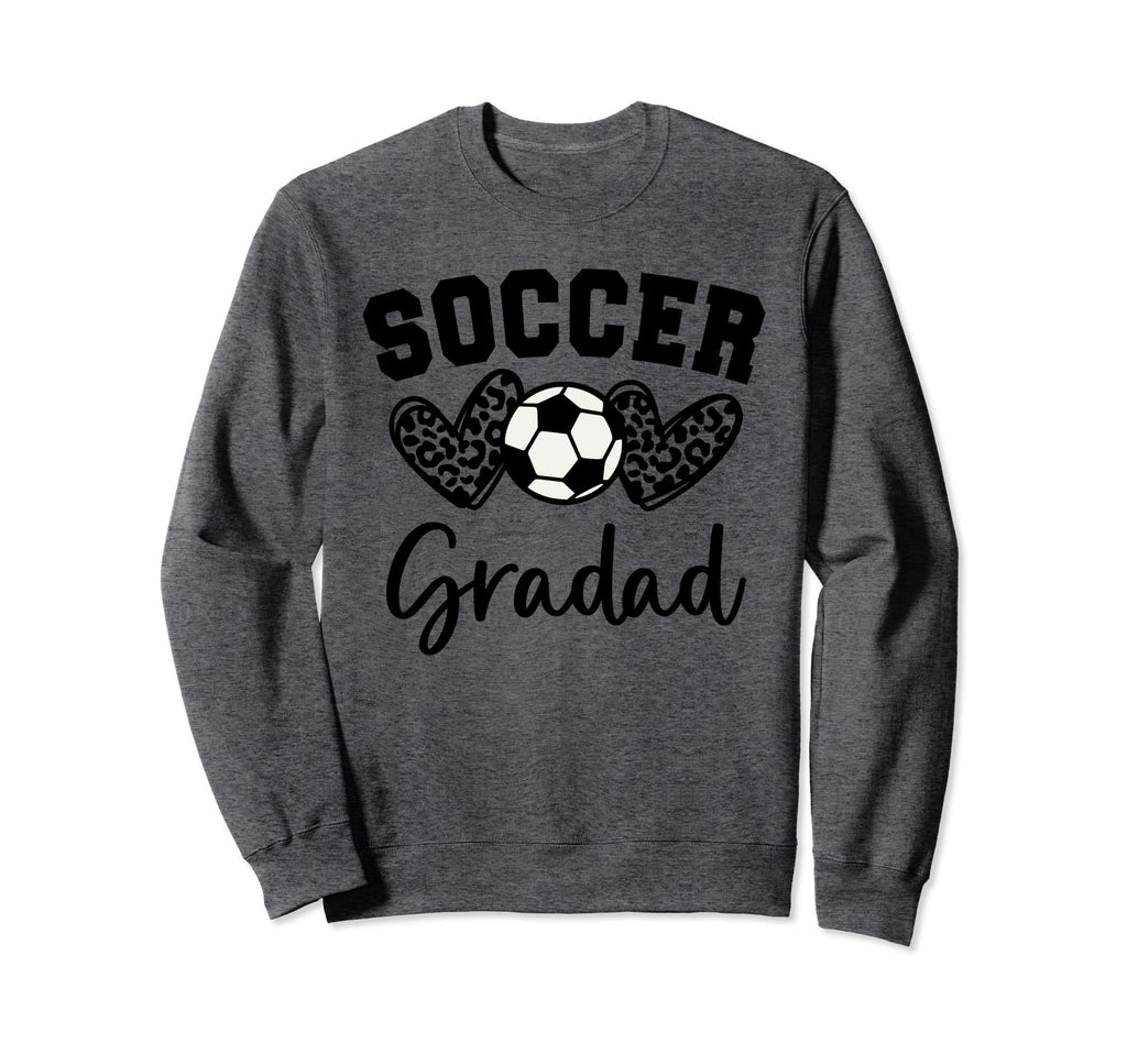 Soccer Gradad Matching Family Soccer Sweatshirt - Graphic Print Men Women