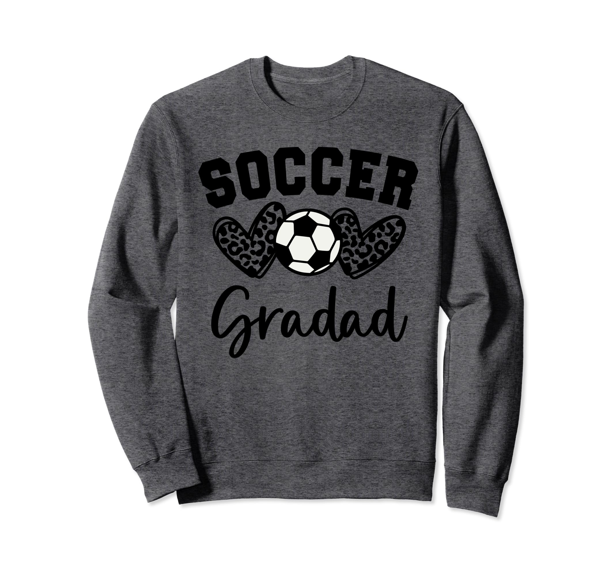 Soccer Gradad Matching Family Soccer Sweatshirt - Graphic Print Men Women