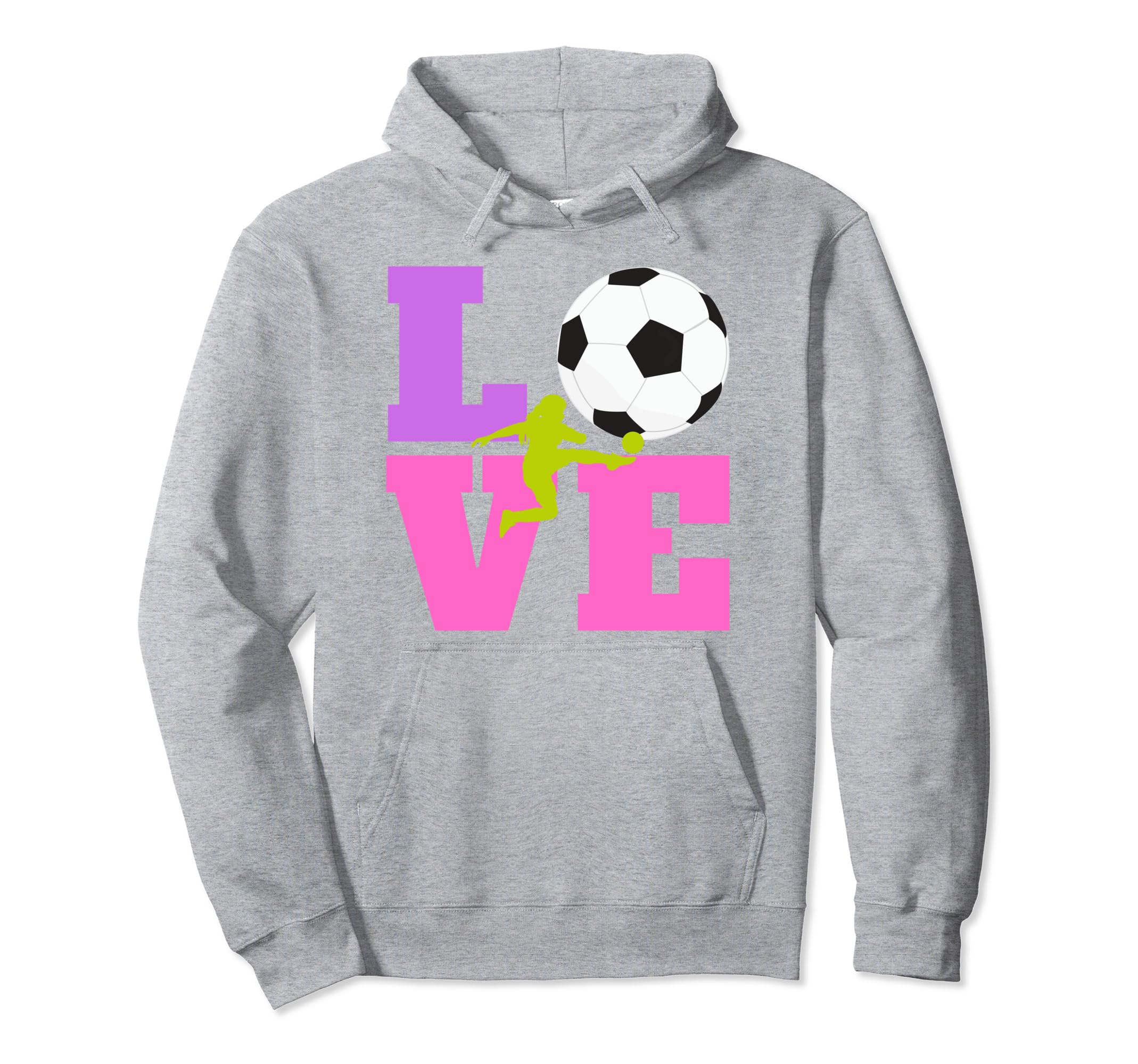 Soccer Soccer Player Love Soccer Hoodie - Graphic Print Men Women