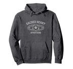 Sacred Heart Spartans Soccer Ball Hoodie - Streetwear Style for Adults