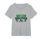 Soccer Siblings Family Teamwork Soccer T-Shirt - Trendy Graphic Men Women