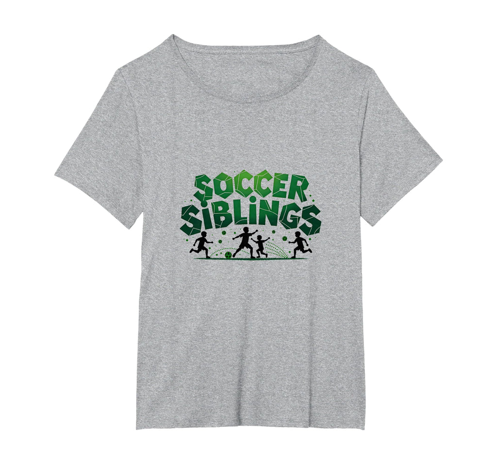 Soccer Siblings Family Teamwork T-Shirt - Streetwear Style Men Women
