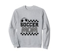 Soccer Mom Checker Checkered Sweatshirt - Minimalist Print Men Women