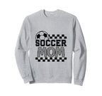 Soccer Mom Checker Checkered Sweatshirt - Minimalist Print Men Women