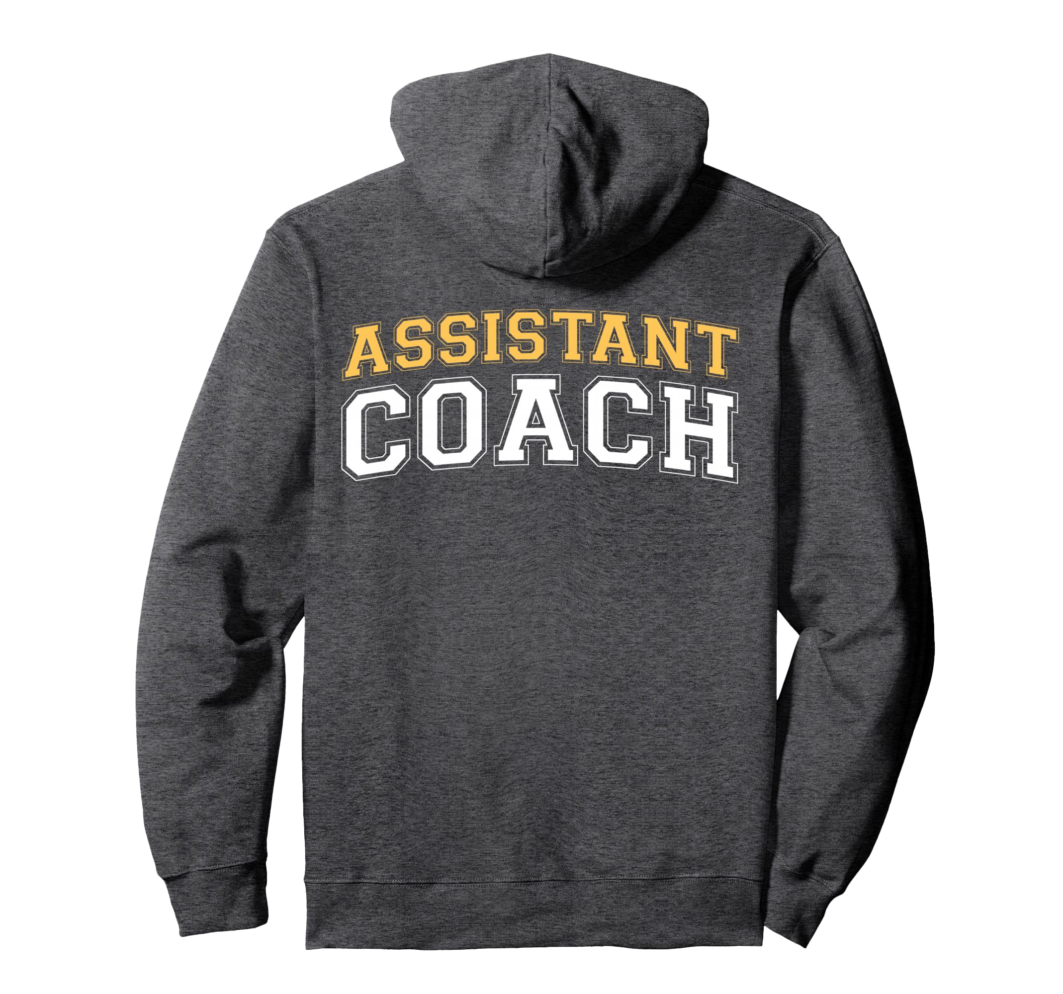 Assistant Coach Sports Trainer Back Hoodie - Unique Graphic Unisex