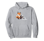 Funny Soccer Fox Player Offense Corner Hoodie - Custom Art Print Unisex