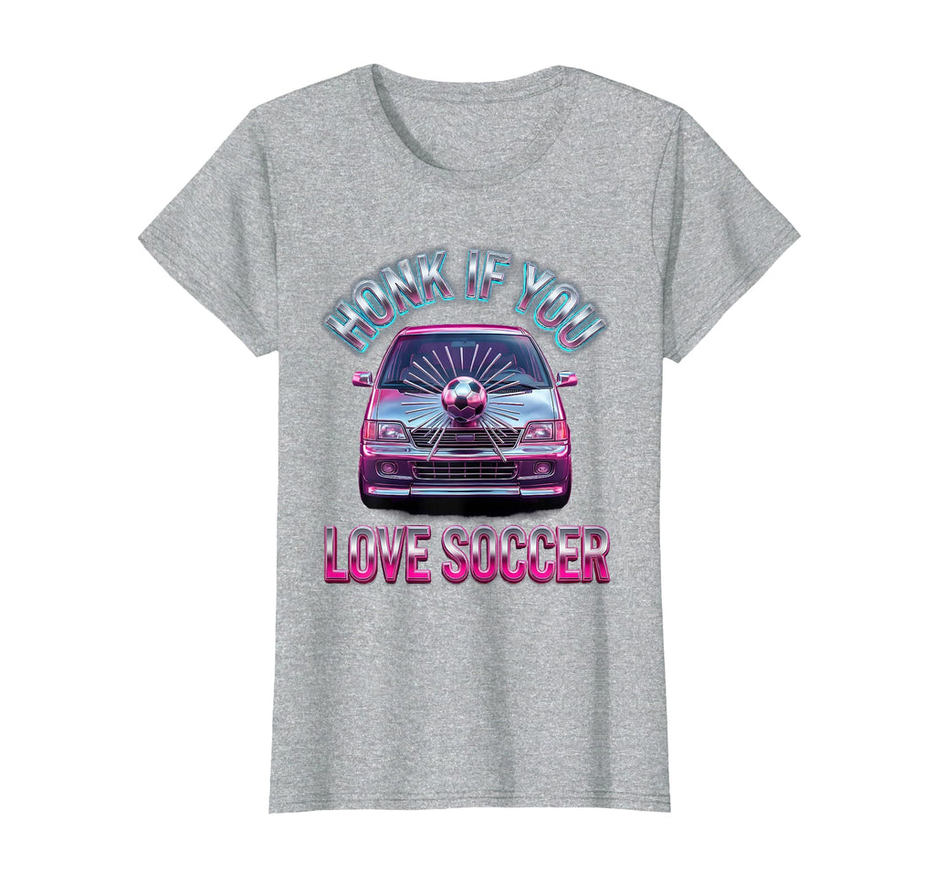 Honk If You Love Soccer Mom T-Shirt - Aesthetic Graphic Men Women