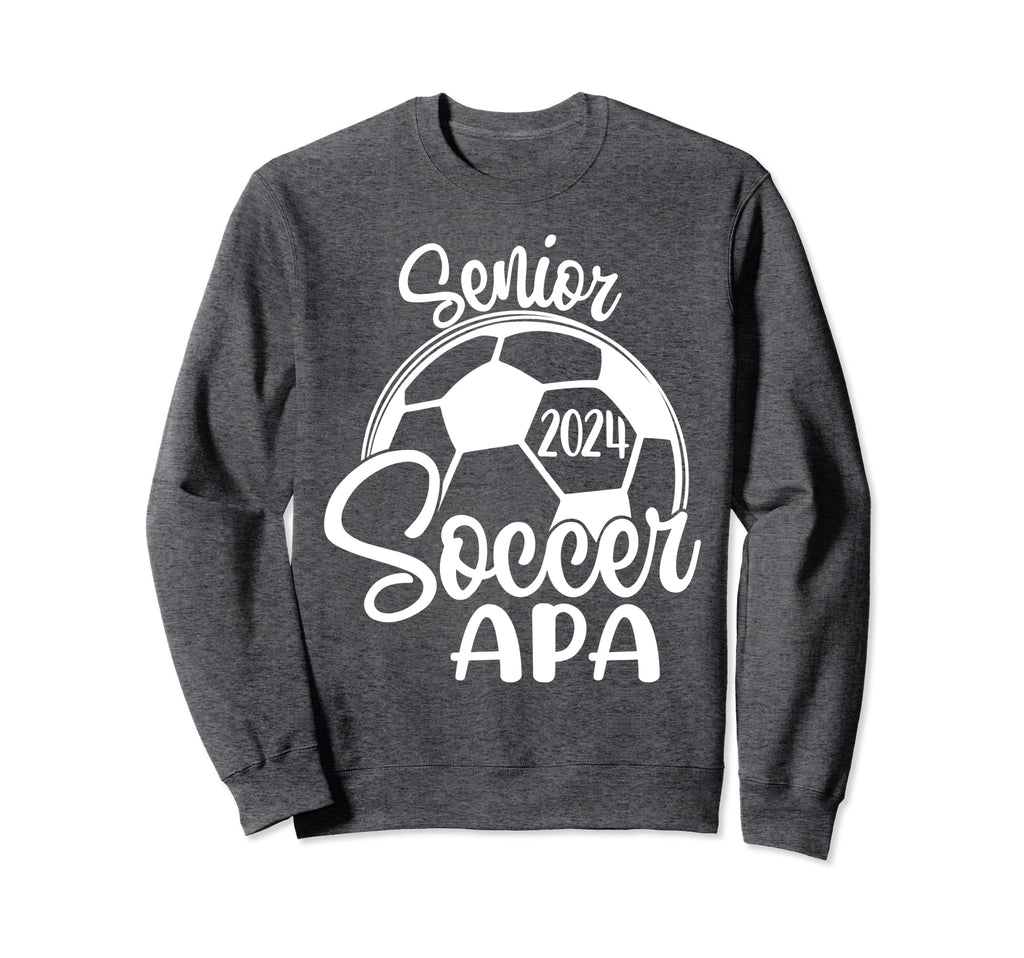 Senior Soccer Apa 2024 Class 2024 Sweatshirt - Fun Novelty Design Unisex